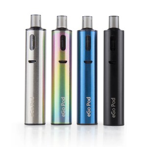The Joyetech eGo Pod Kit 1000mAh (Updated Version) offers a compact and reliable MTL vaping experience with its 2.0ml cartridge and 1.2ohm coil. Equipped with a 1000mAh battery, it ensures long-lasting use, while the childproof filling system and safety protections guarantee secure vaping. Perfect for both freebase nicotine and nic salt enthusiasts, this updated version is ideal for both beginners and experienced vapers. Get your Joyetech eGo Pod Kit at VapeNear online vape shop for an affordable, smooth, and consistent vape experience.