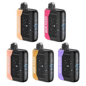 Discover the Geek Bar Pulse X 25K Slush Edition Disposable Vape at VapeNear Online Vape Shop. With 18ml e-juice, dual mesh coils, and a rechargeable 820mAh battery, it delivers up to 25,000 puffs in Regular Mode. Enjoy refreshing slushie flavors like Orange Slush and Grape Slush. Perfect for MTL vaping with a unique 3D-curved screen and airflow adjustment.